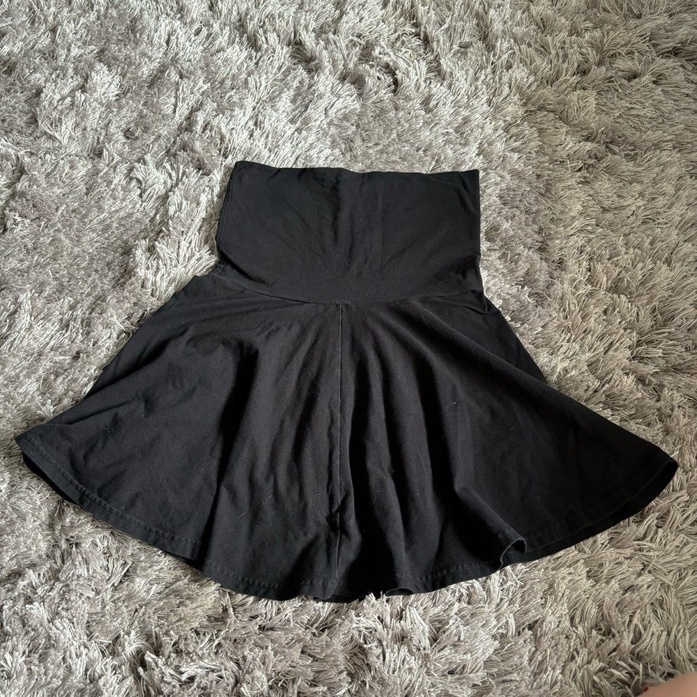 American Apparel Black Mini Circle Skirt